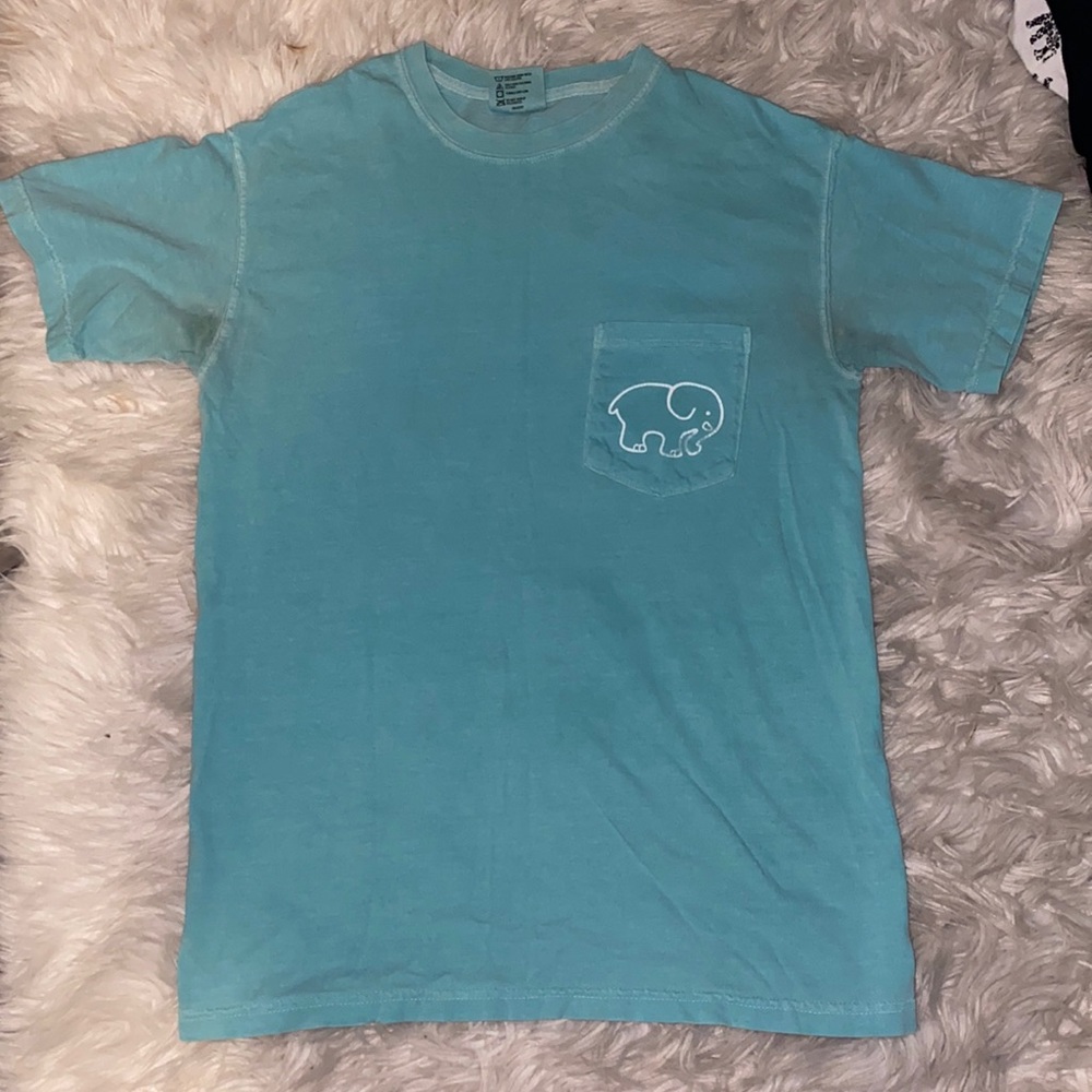 Ivory Ella blue and pink shirt sleeve shirt